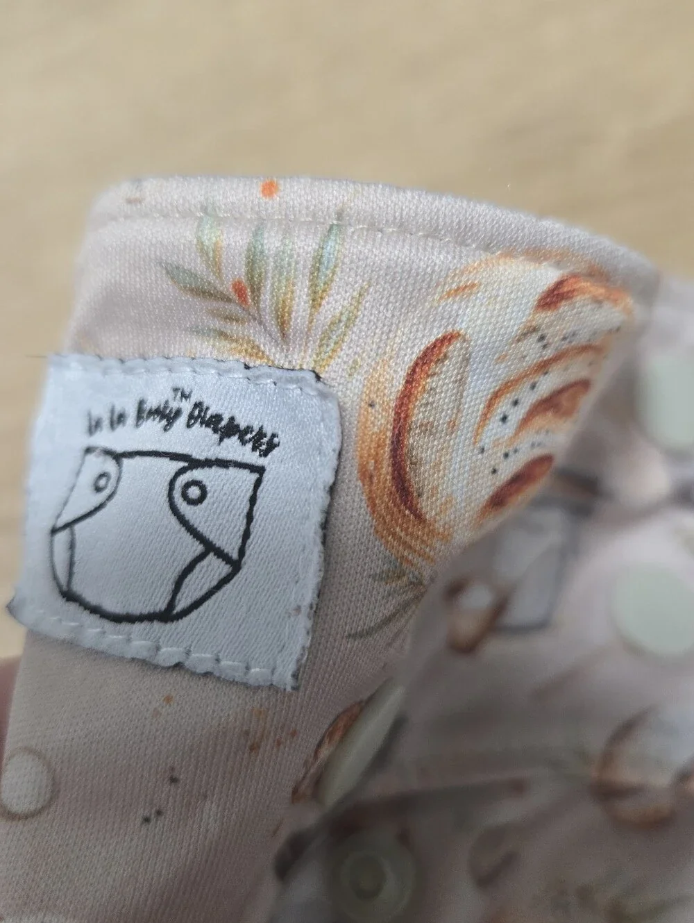 Lalabooty Sourdough print forever sized pocket cloth diaper